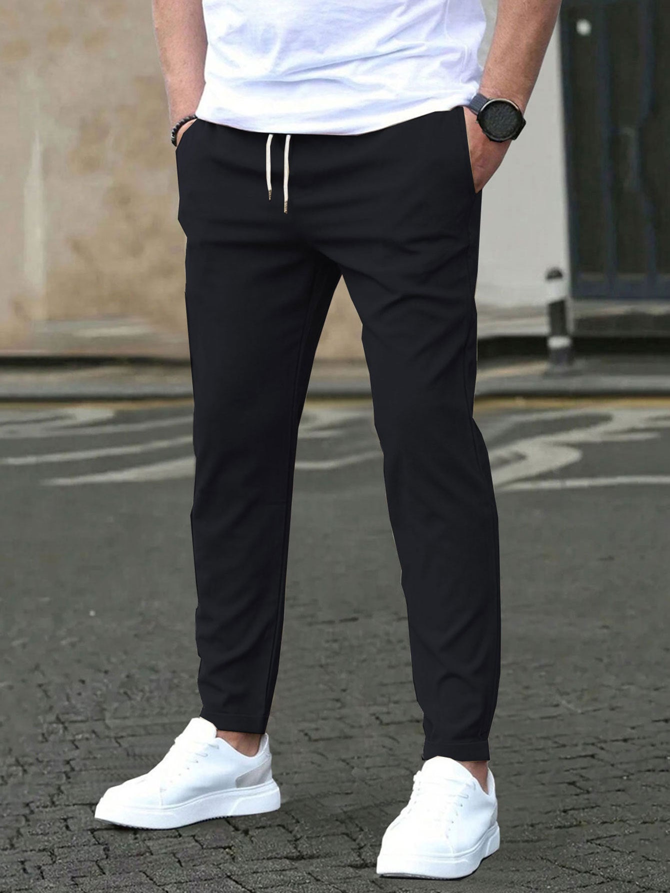 Gino | Pantalon de luxe extensible de première qualité