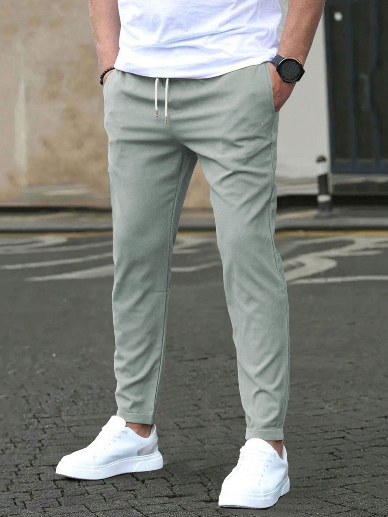 Gino | Pantalon de luxe extensible de première qualité